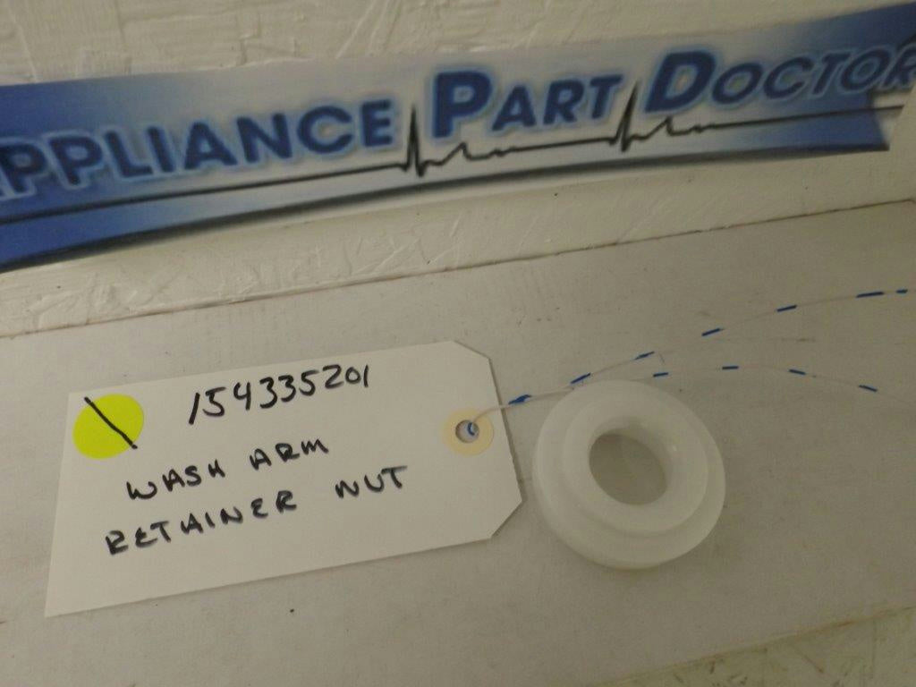 KENMORE FRIGIDAIRE DISHWASHER 154335201 WASH ARM RETAINER NUT USED KENMORE FRIGIDAIRE DISHWASHER 154335201 WASH ARM RETAINER NUT USED